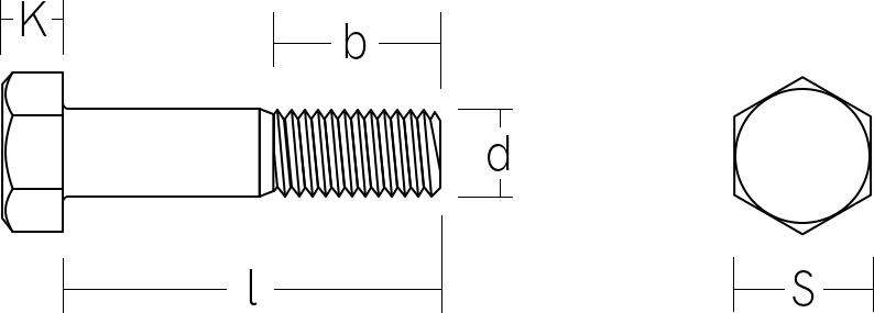 Pernos Hexagonales