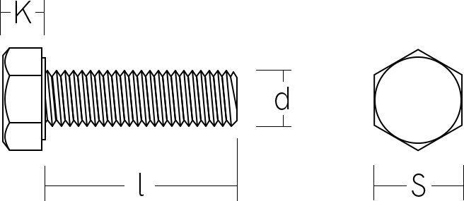 Pernos Hexagonales